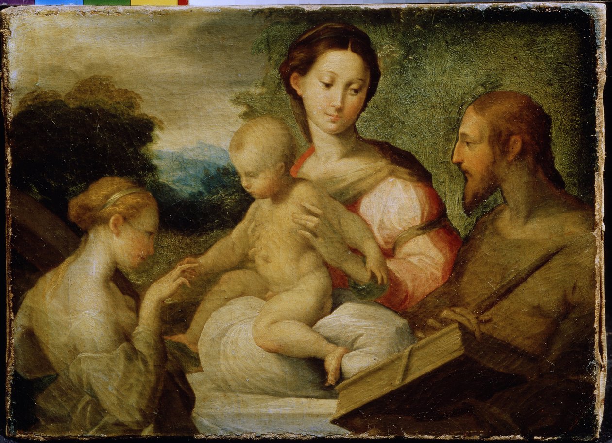 The Mystical Marriage of Saint Catherine by Parmigianino