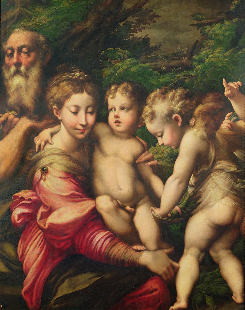The Holy Family (Rest on the Flight to Egypt) by Parmigianino