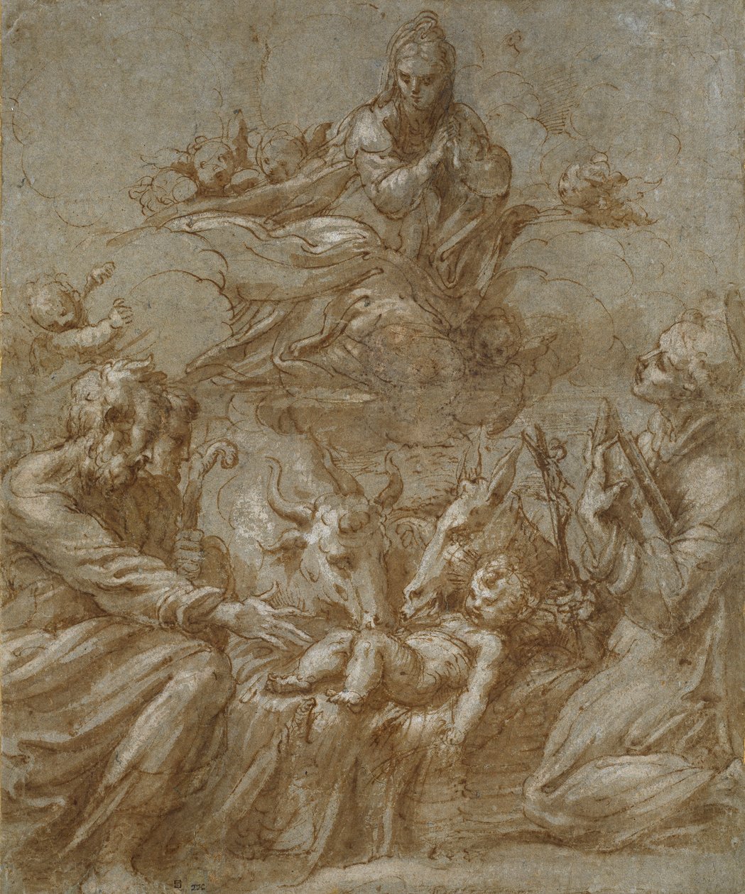 The Nativity of Christ by Parmigianino
