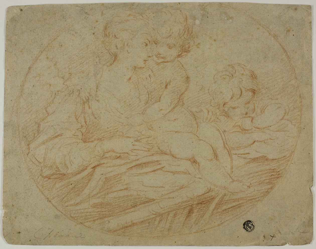 Woman and Two Children by Parmigianino