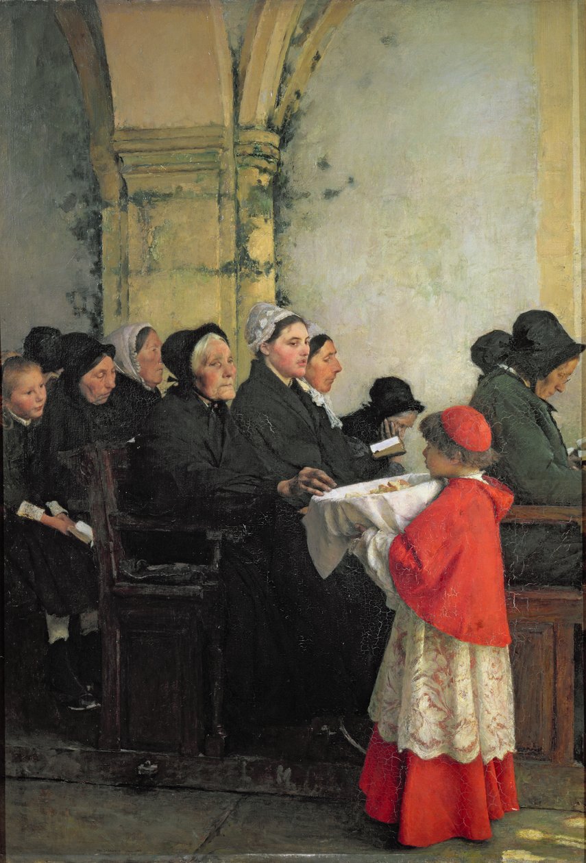 The Consecrated Bread by Pascal Adolphe Jean Dagnan Bouveret