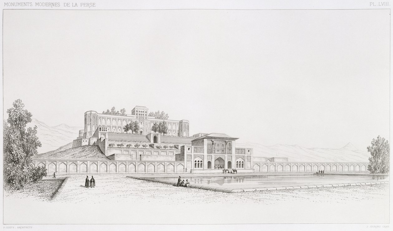 View of the Golestan Qajar Palace 