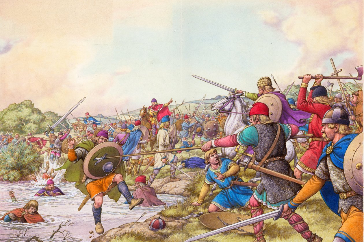 Battle of the Winwaed by Pat (1907 95) Nicolle