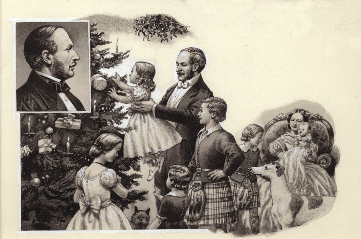 Prince Albert and the Royal Christmas Tree by Pat (1907 95) Nicolle