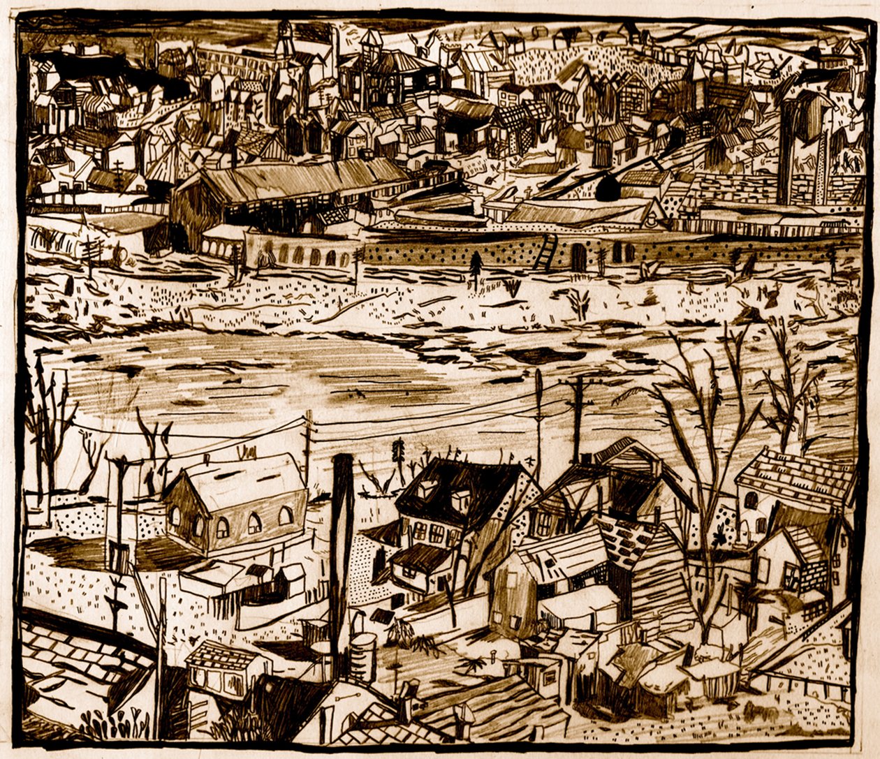 Town, 2013 by Pat Macdonald