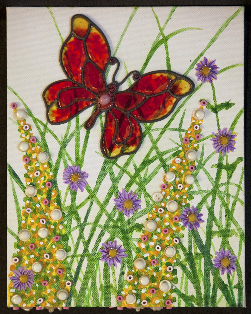 Butterflies, Red & Yellow, 2016 by Pat Scott