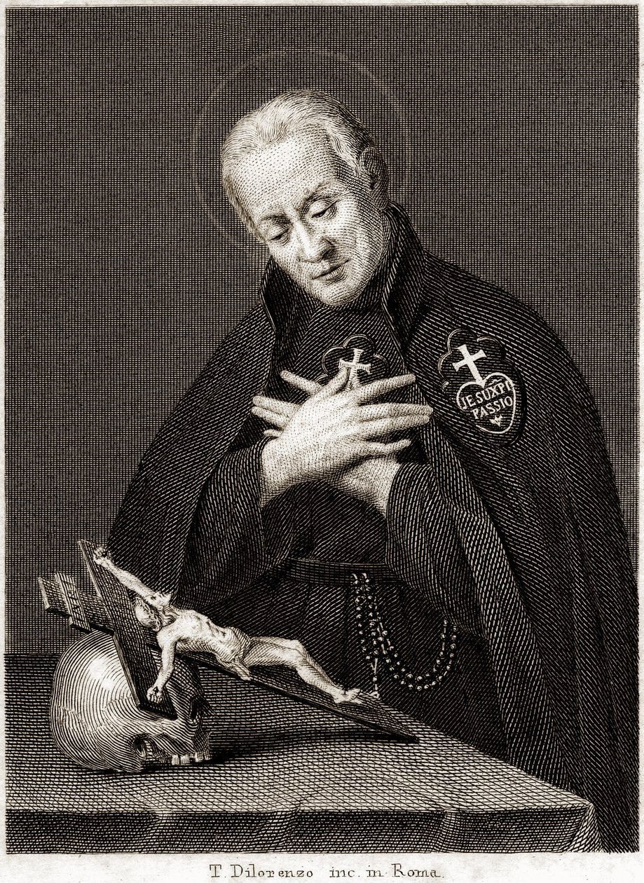 Saint Paul of the Cross by Patrice Cartier