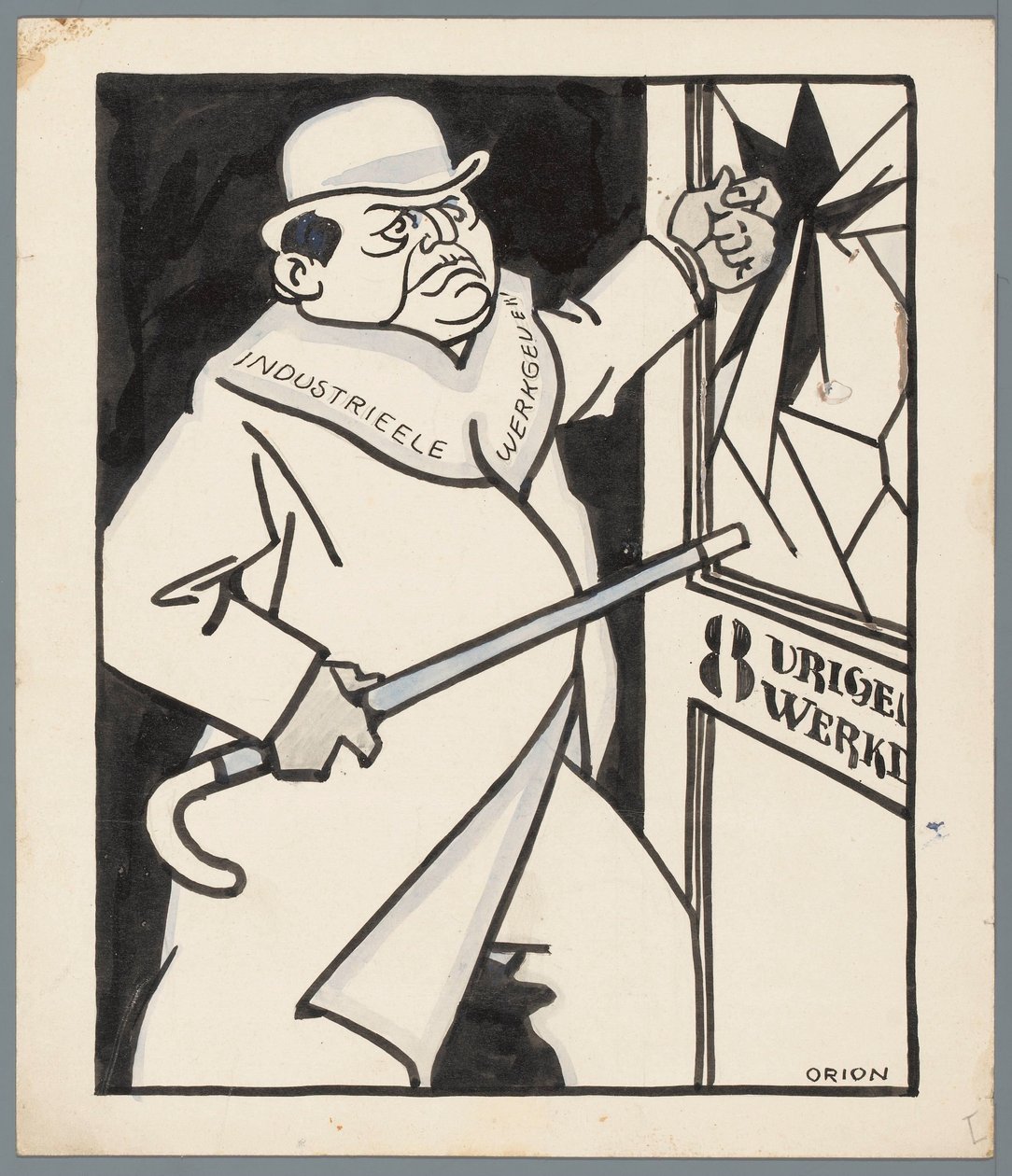 Employers and the Eight-Hour Workday by Patricq Kroon (signed by artist)