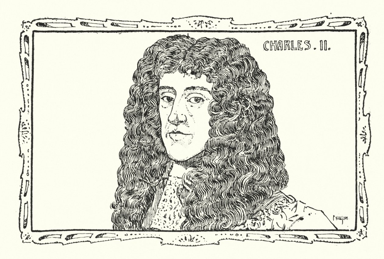 King Charles II by Patten (after) Wilson
