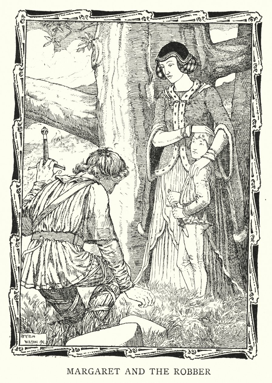 Queen Margaret and the Robber by Patten (after) Wilson