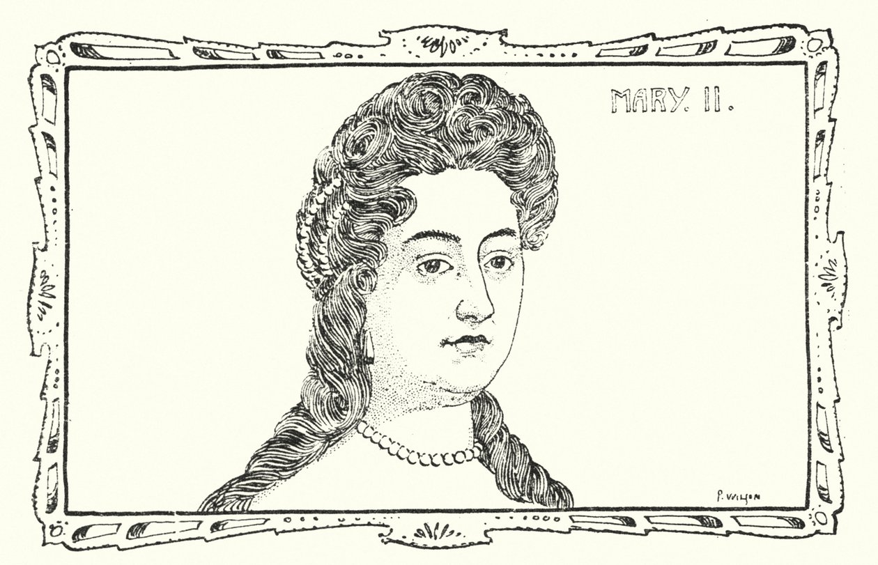 Queen Mary II by Patten (after) Wilson