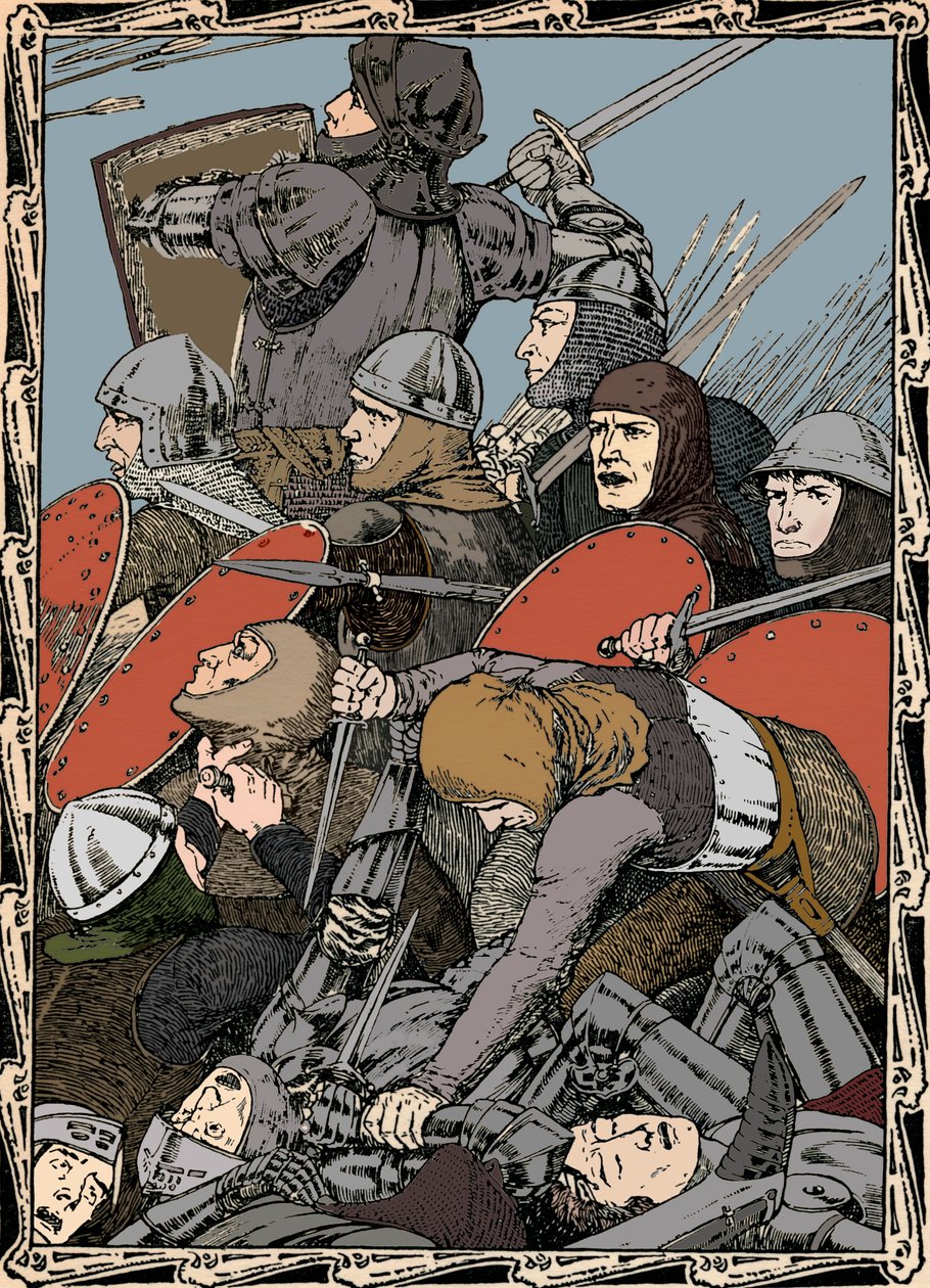 At The Battle of Agincourt, 1902 by Patten Wilson