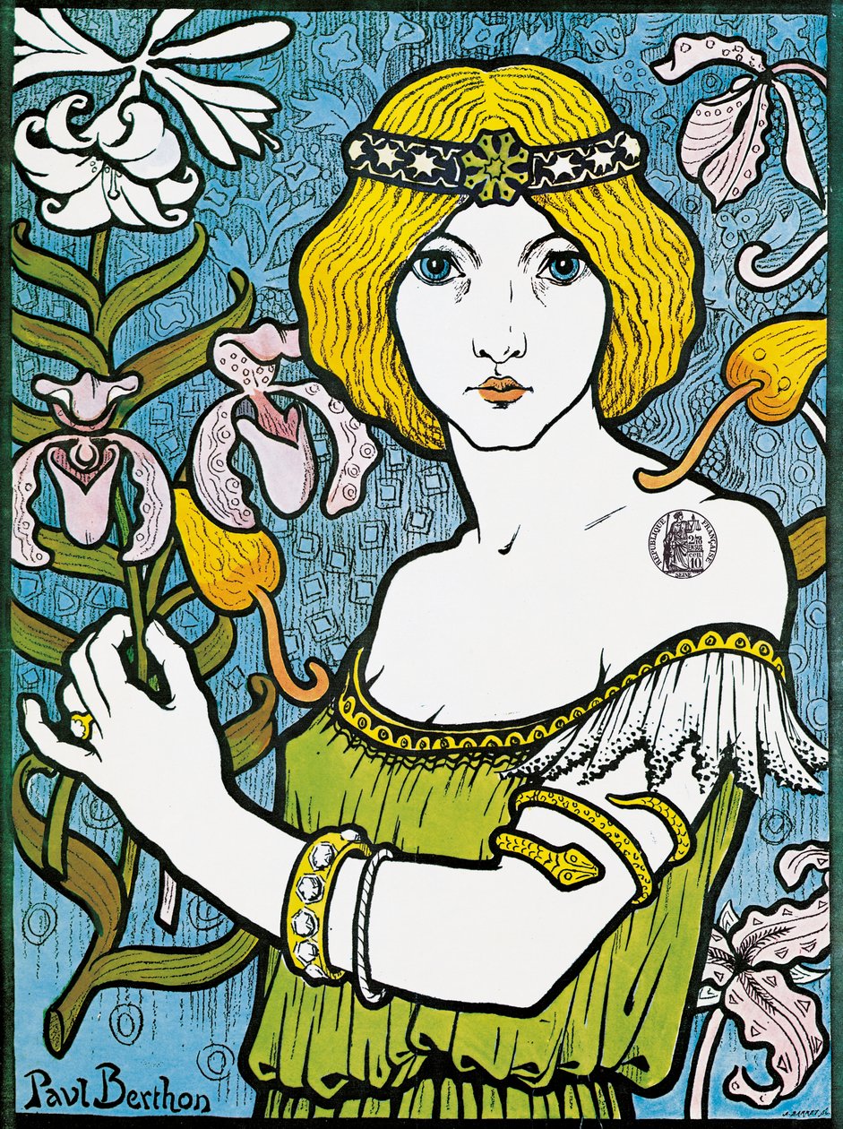 Poster for the Salon des Cent by Paul Berthon