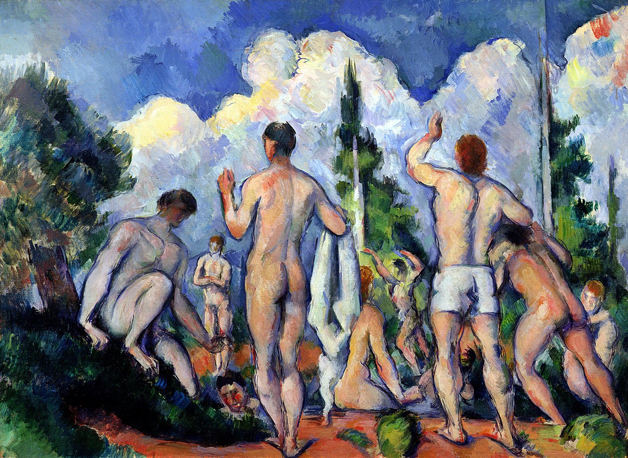 The Bathers, c.1890-92 by Paul Cézanne