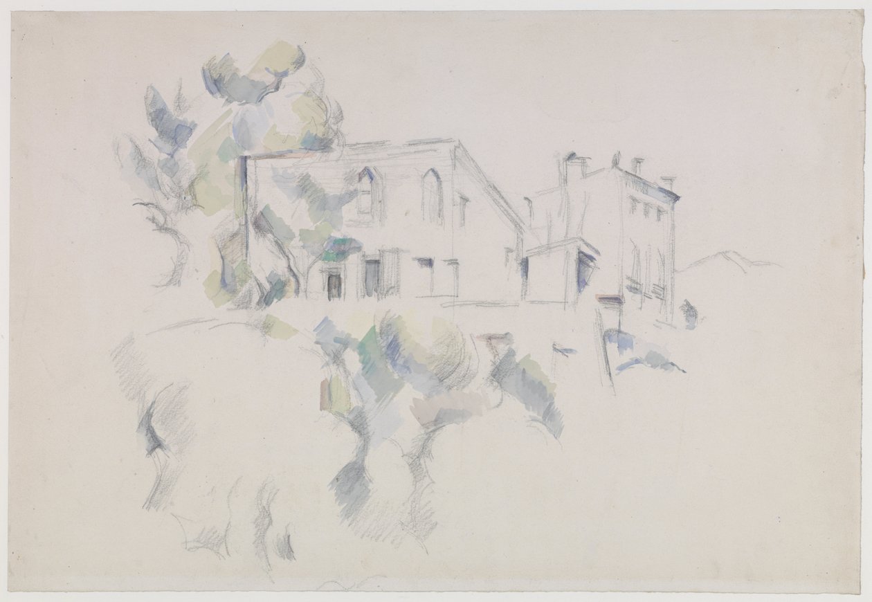 View of the Château Noir by Paul Cézanne