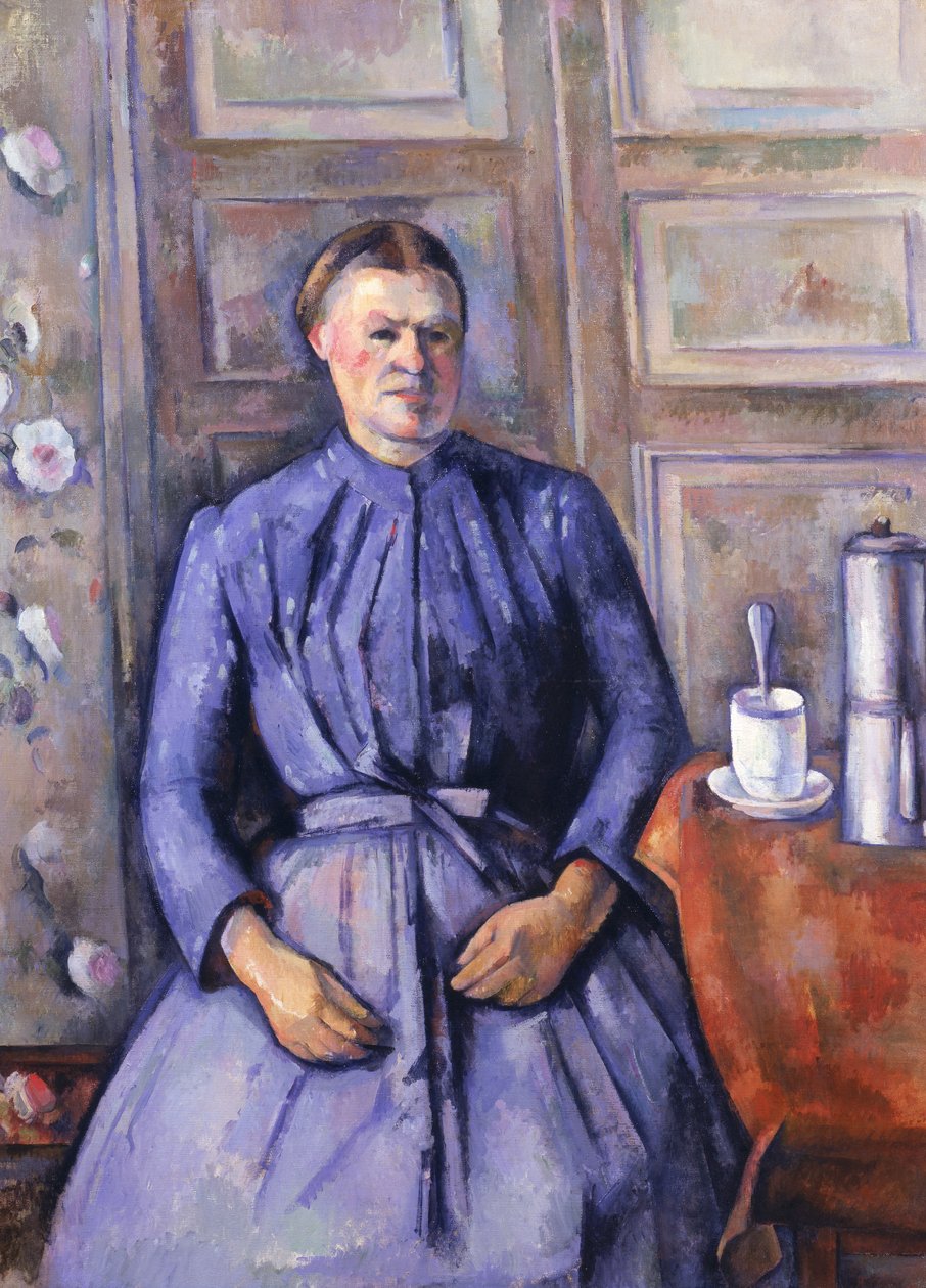 Woman with a Coffee Pot, c.1890-95 by Paul Cézanne