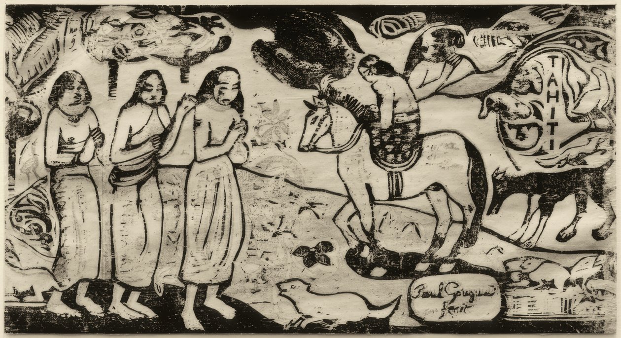 Change of Residence by Paul Gauguin