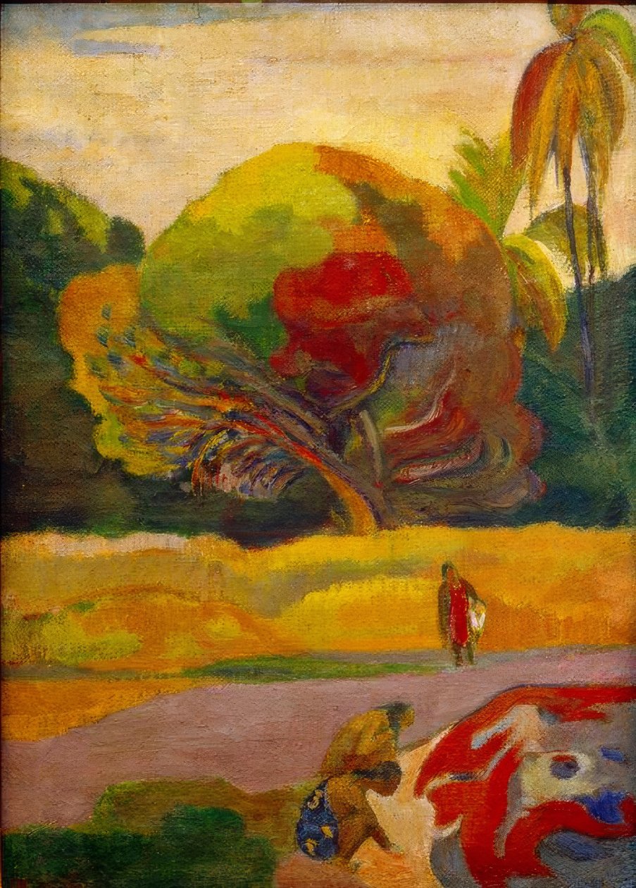 Women by the River by Paul Gauguin