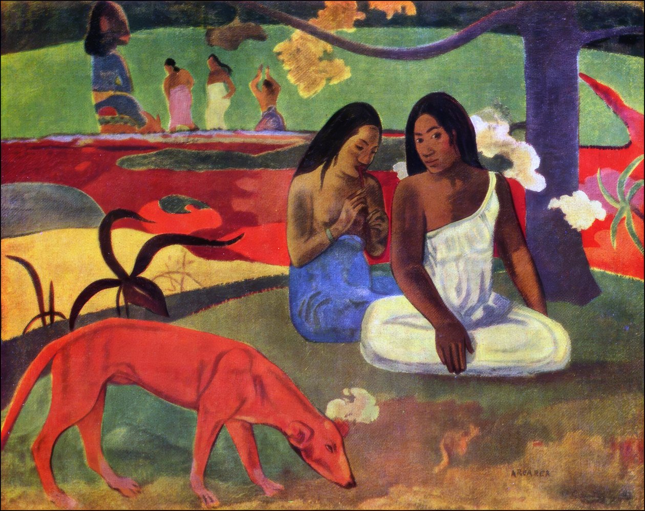 Tahiti: Arearea or Joyousness, Paul Gauguin (1892) by Paul Gauguin