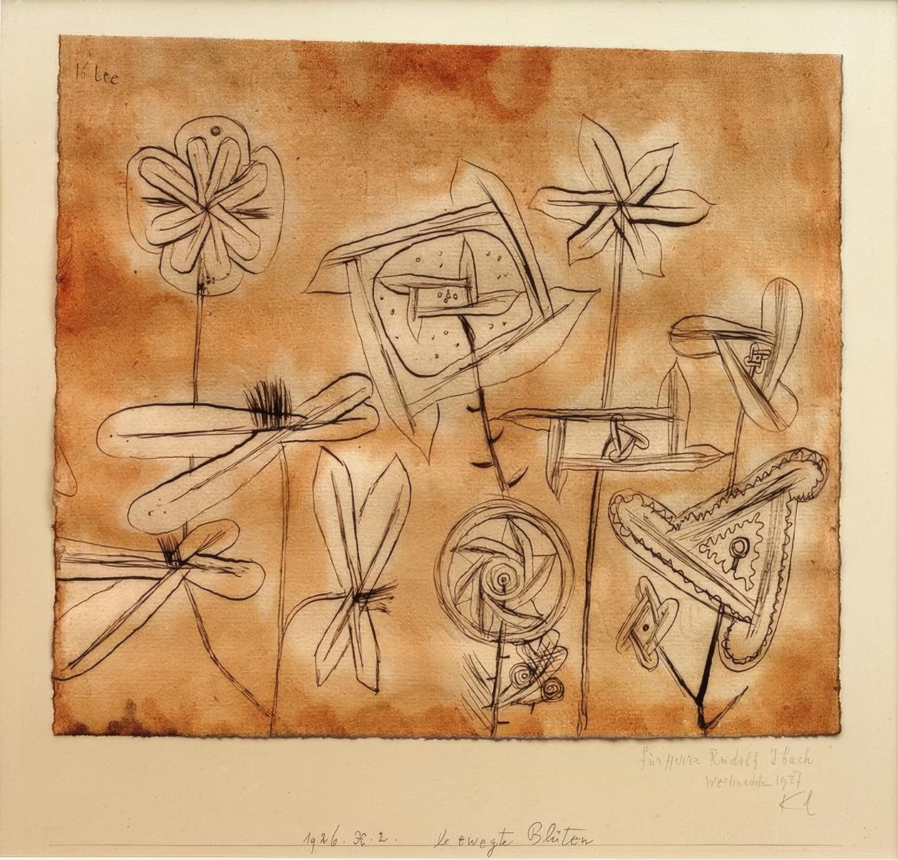 Moving Blossoms by Paul Klee