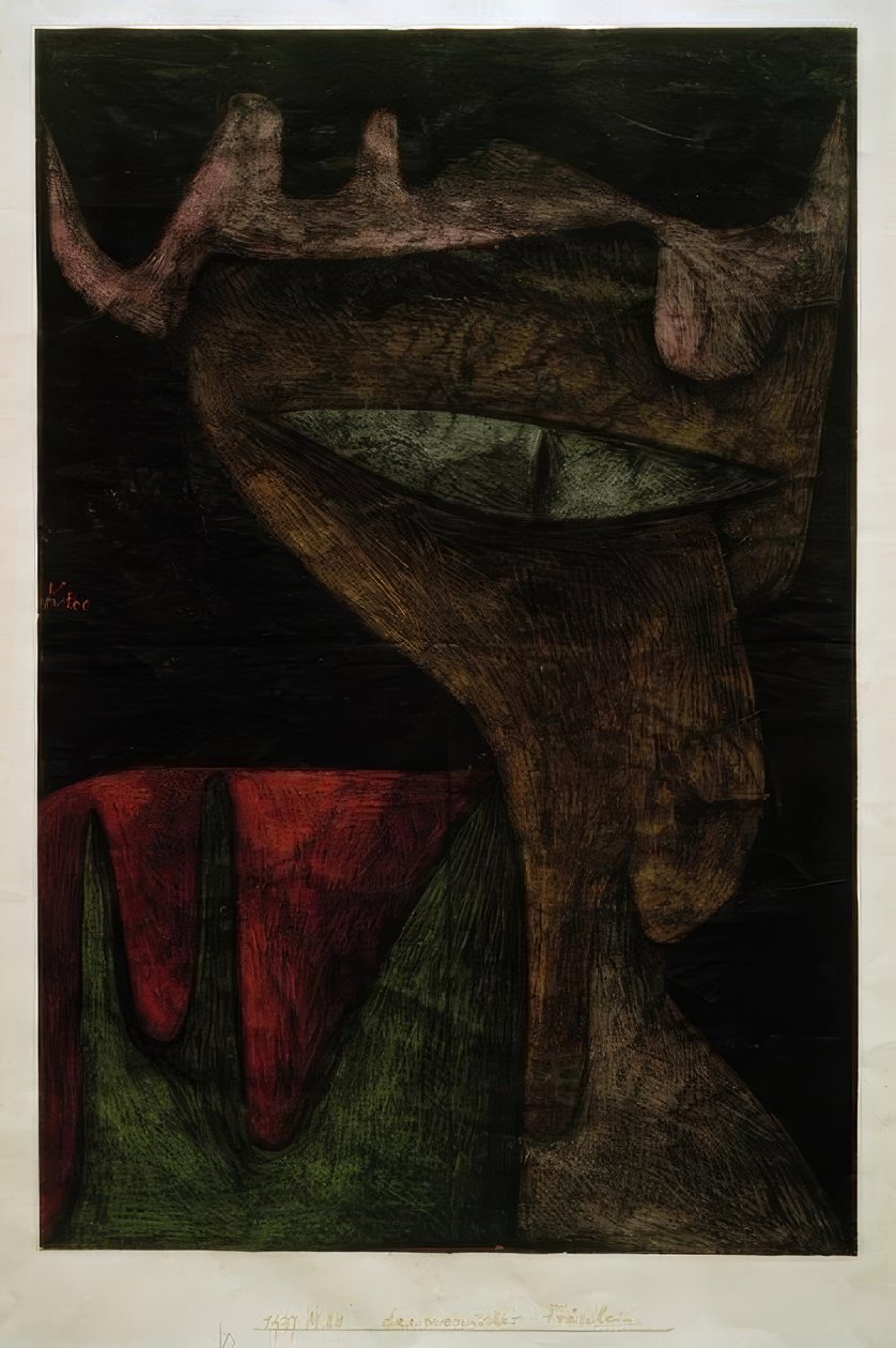 Demonic Lady by Paul Klee