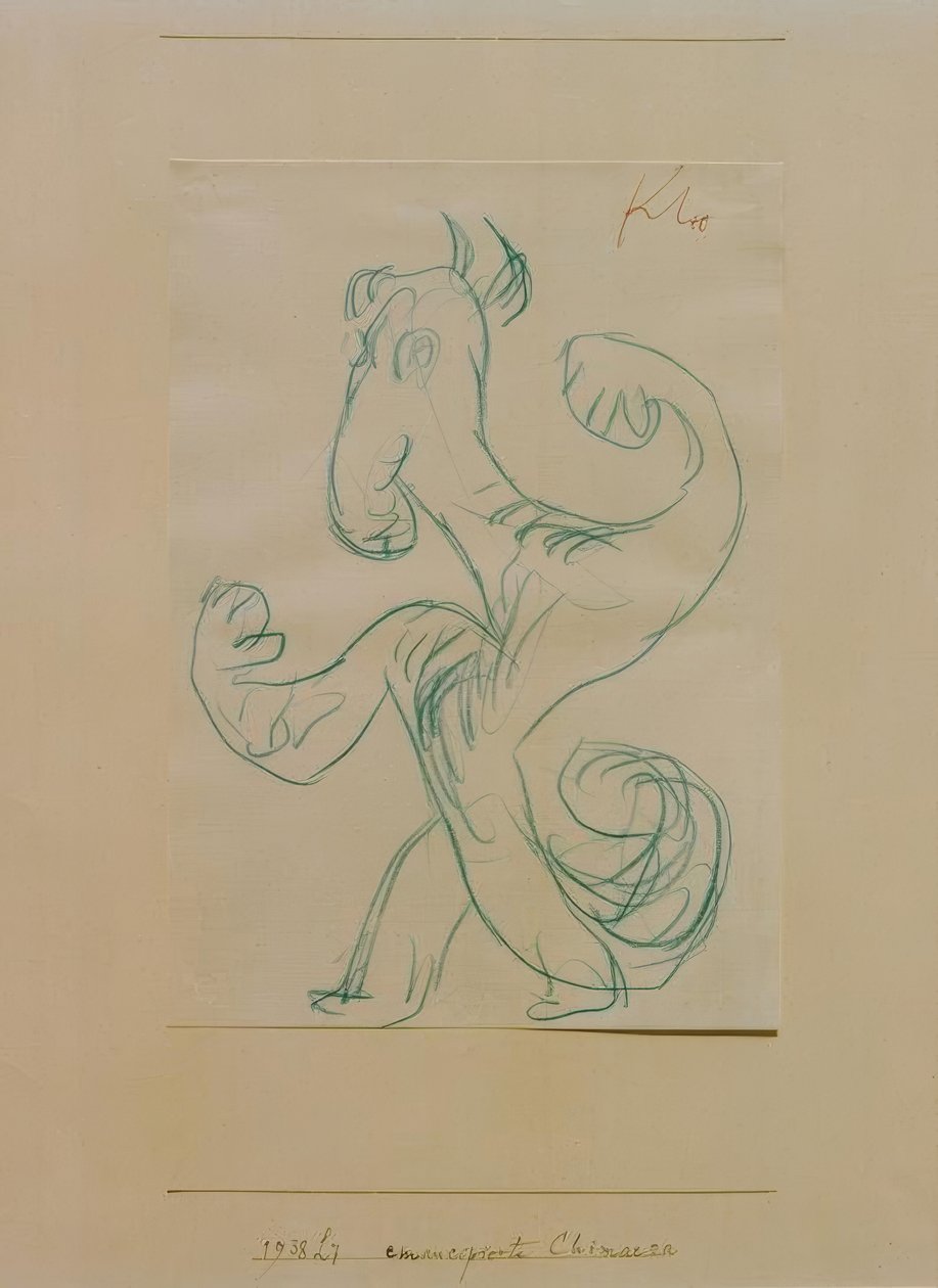 Emancipated Chimera by Paul Klee