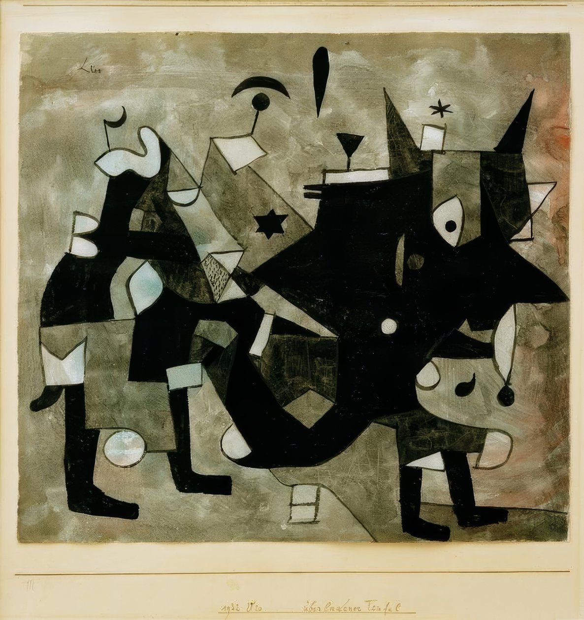 Overloaded Devil by Paul Klee