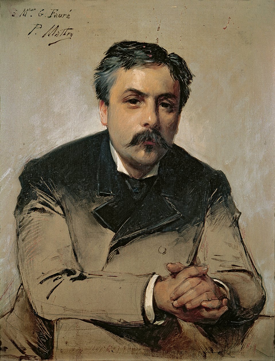 Portrait of Gabriel Faure by Paul Mathey