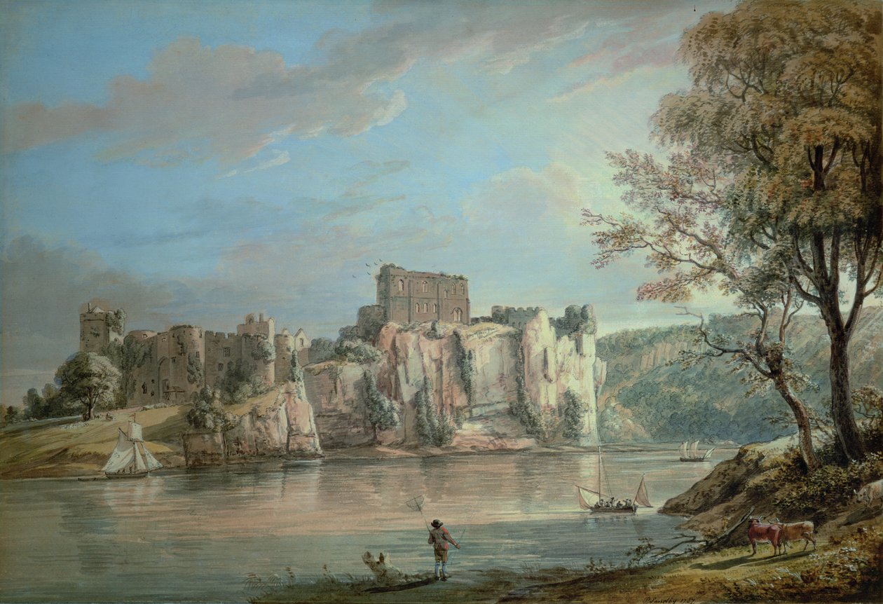 Chepstow Castle by Paul Sandby