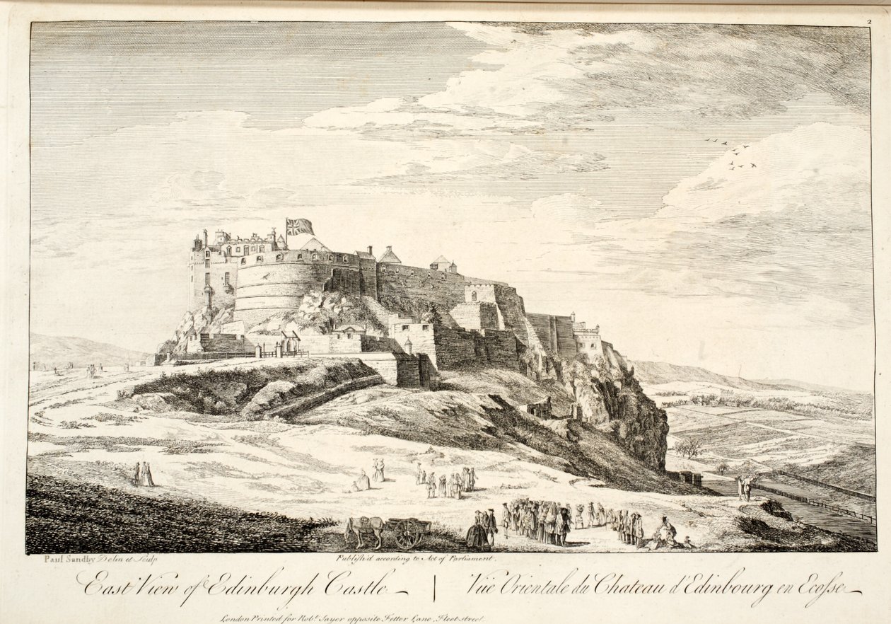 East View of Edinburgh Castle, 