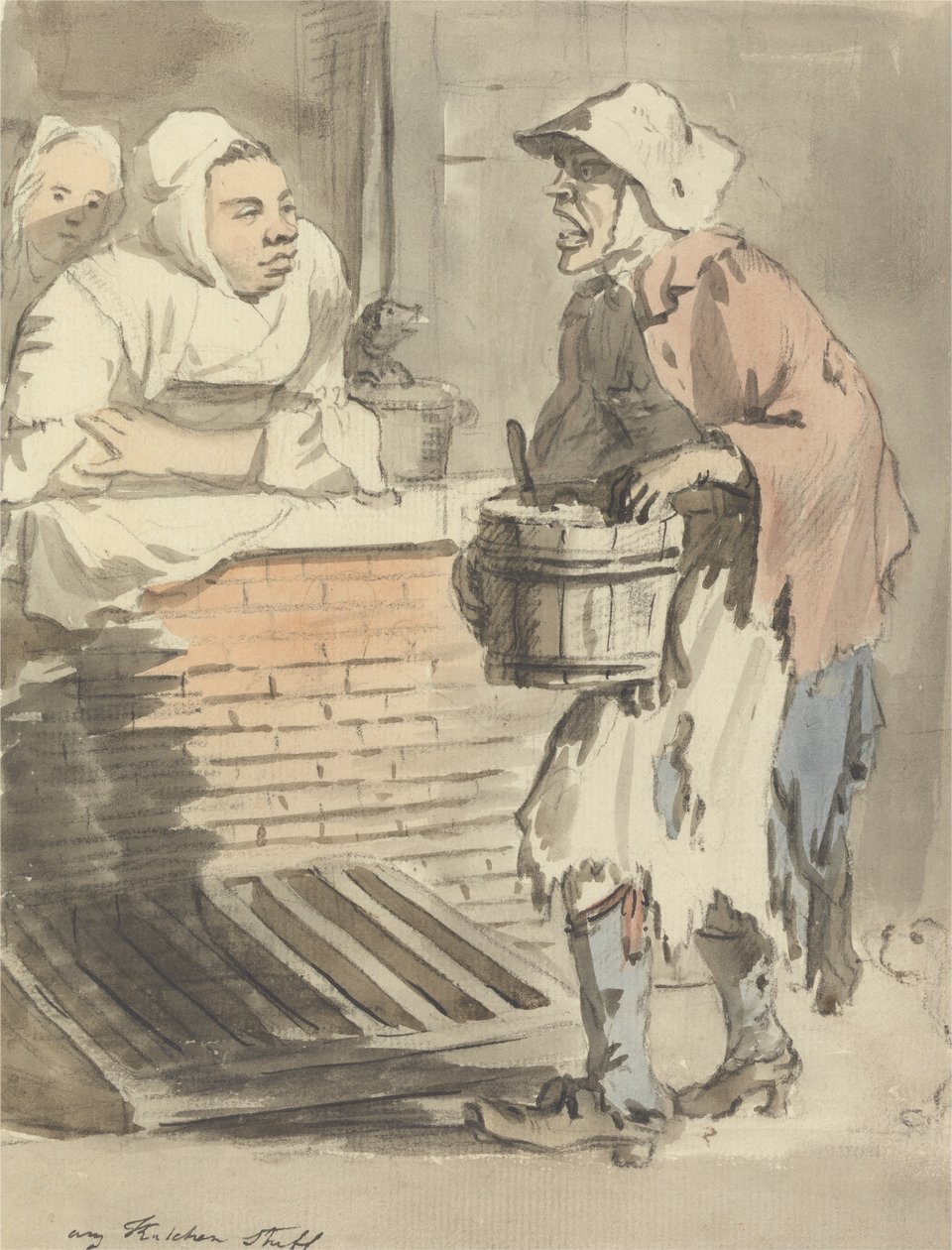 London Cries: Any Kitchen Stuff by Paul Sandby