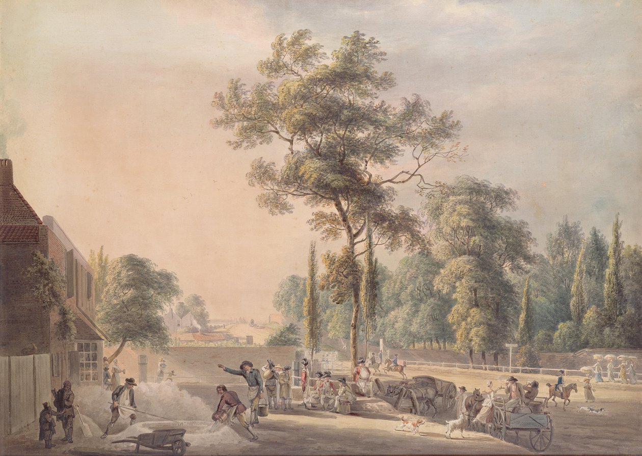 The Old Swan, Bayswater by Paul Sandby