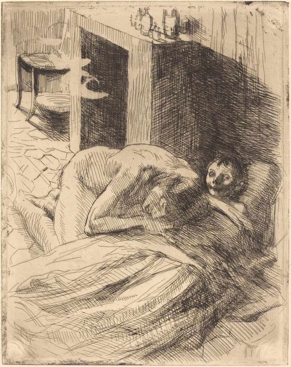 Misery by Paul Albert Besnard