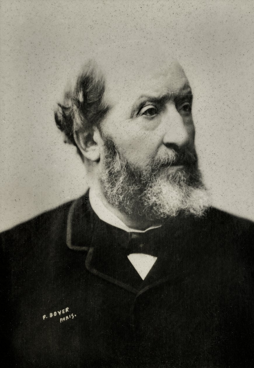 Portrait of Emile Augier by Paul Boyer