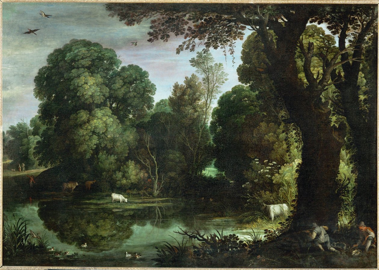 A Duck Hunt by Paul Brill or Bril