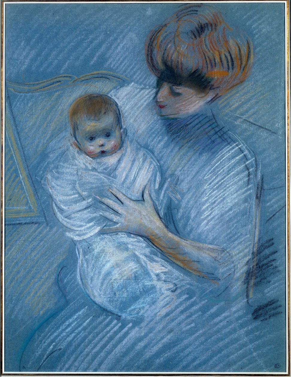 Maternity by Paul Cesar Helleu