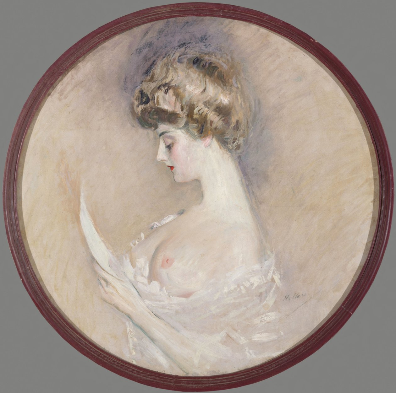Portrait of Marthe Letellier née Fourton by Paul Cesar Helleu