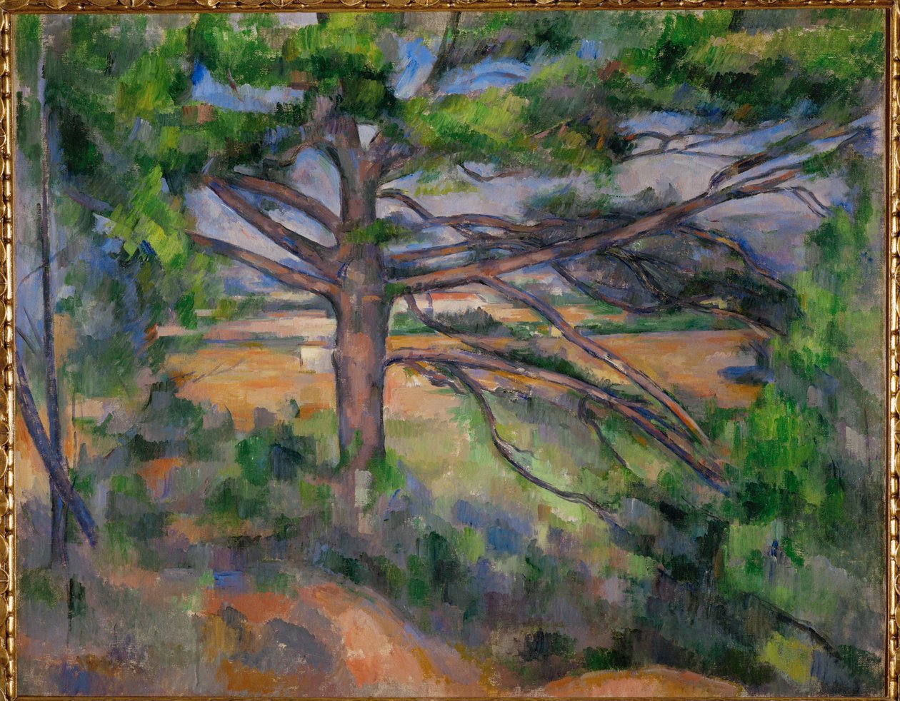 Grand Pine and Red Lands by Paul Cezanne