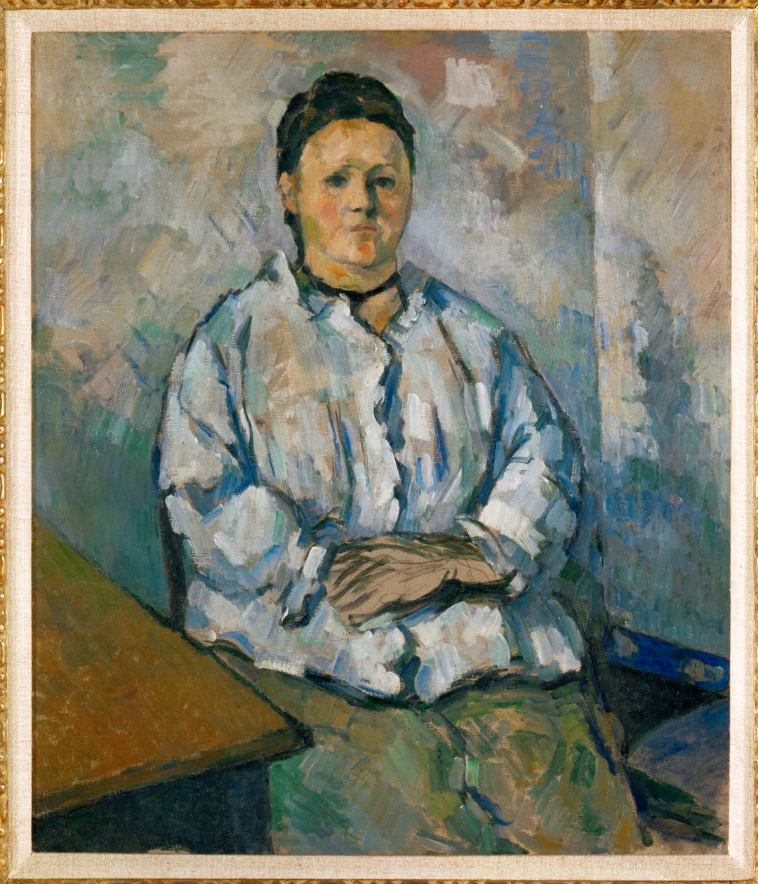 Madame Cezanne Seated by Paul Cezanne