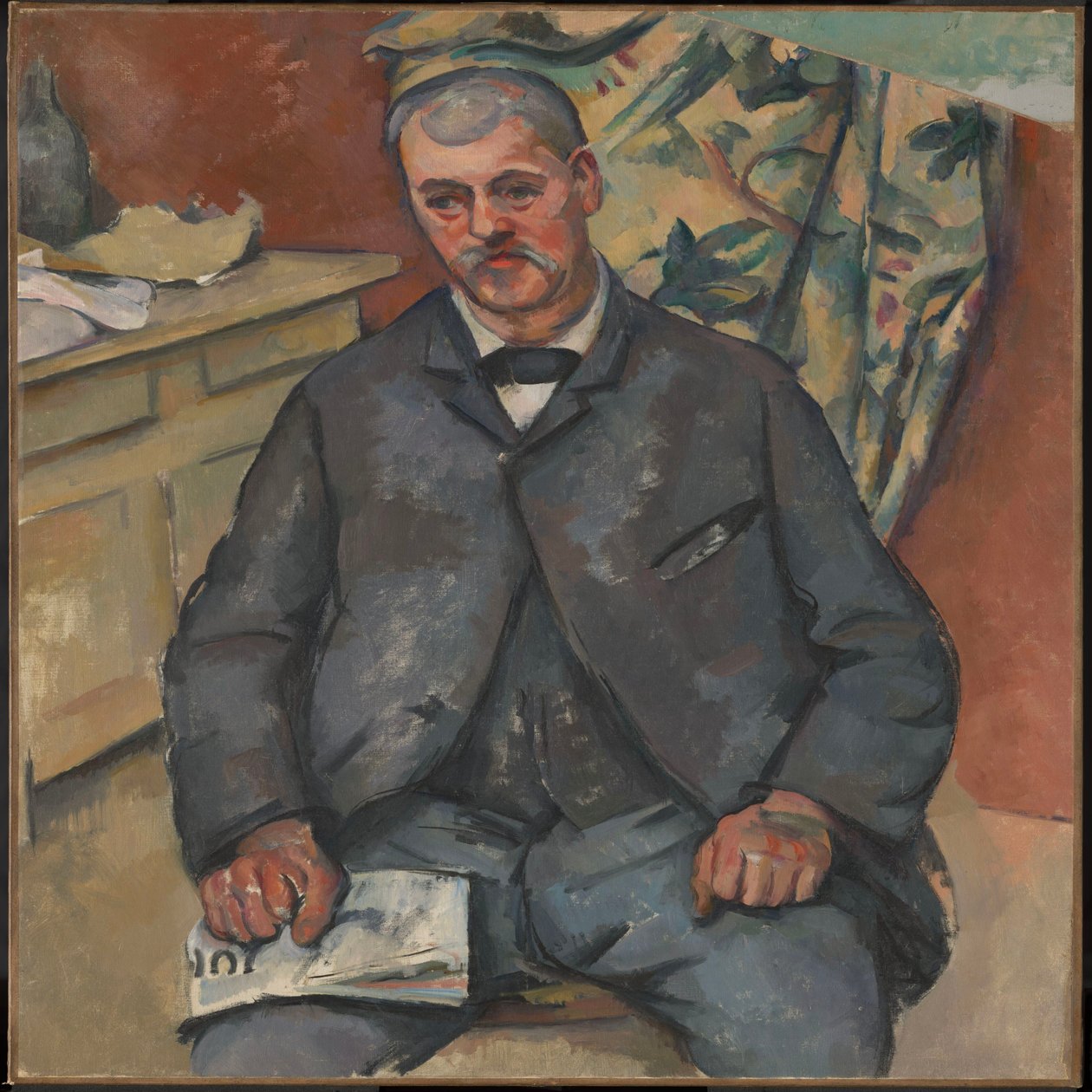 Seated Man by Paul Cézanne