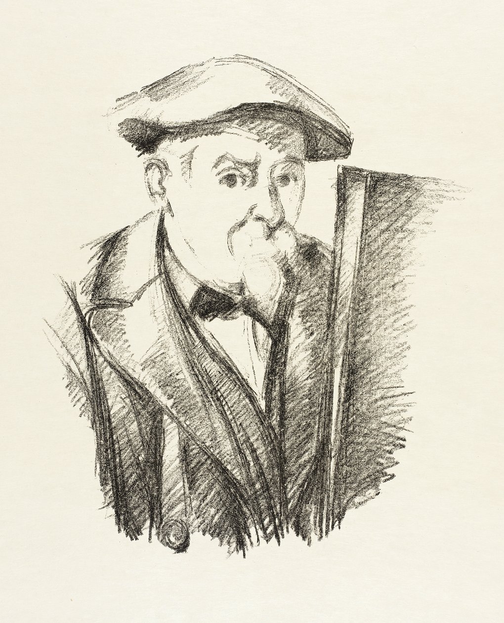 Self-portrait by Paul Cézanne