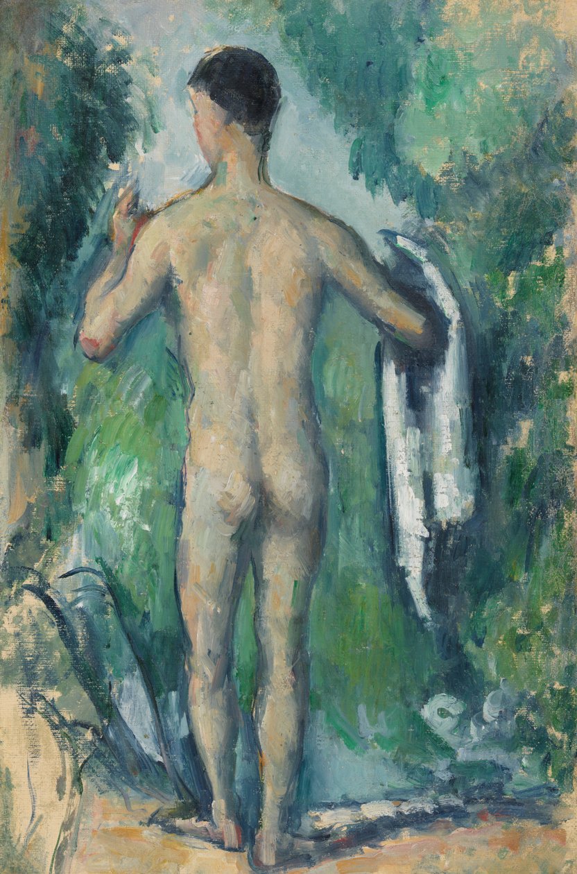 Standing Bather, Seen from the Back by Paul Cézanne