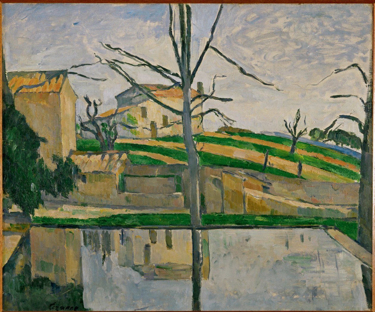 The Pool in Front of the Jas de Bouffan by Paul Cezanne