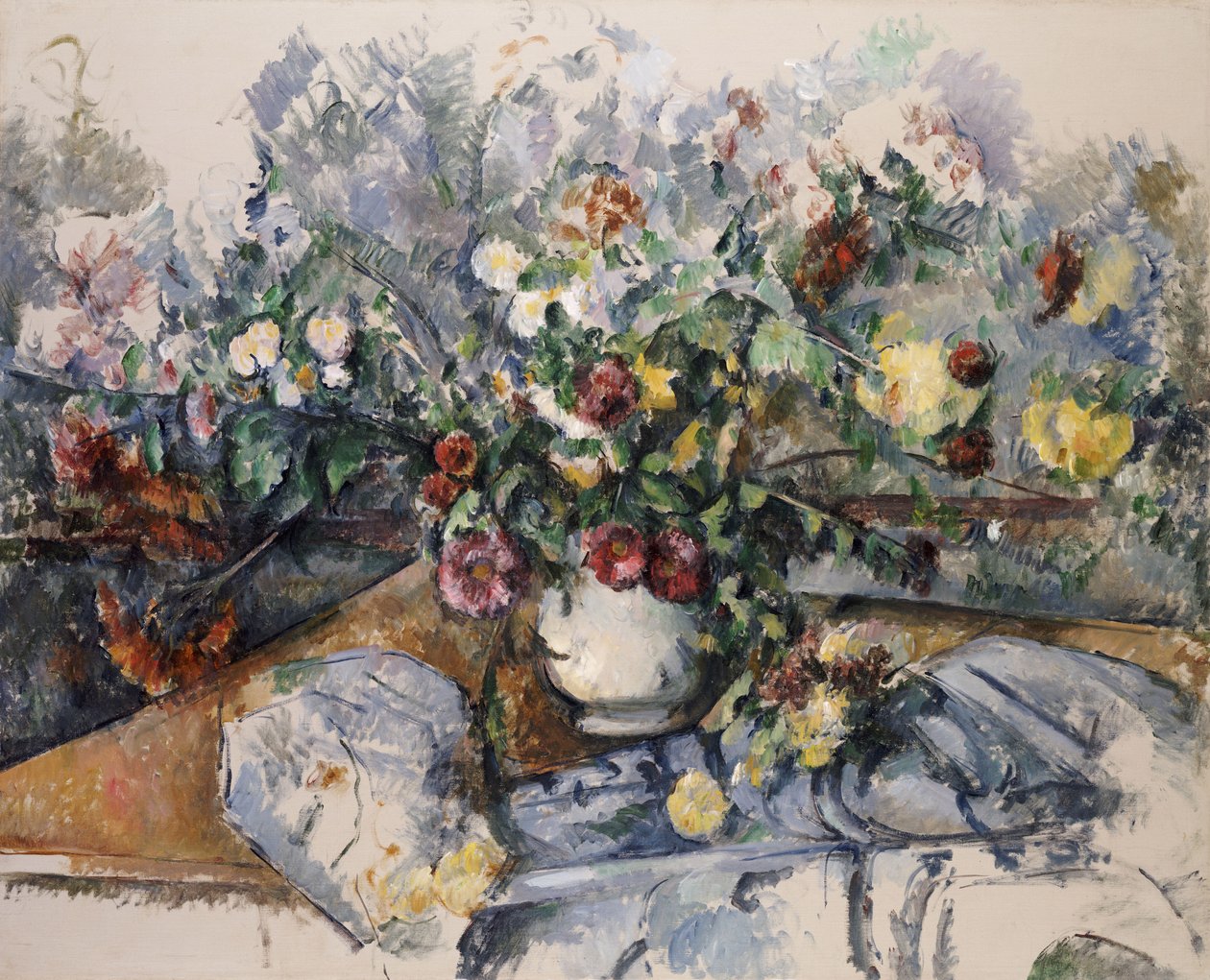 A Large Bouquet of Flowers by Paul Cézanne