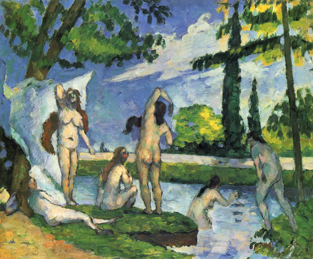Bathers by Paul Cézanne