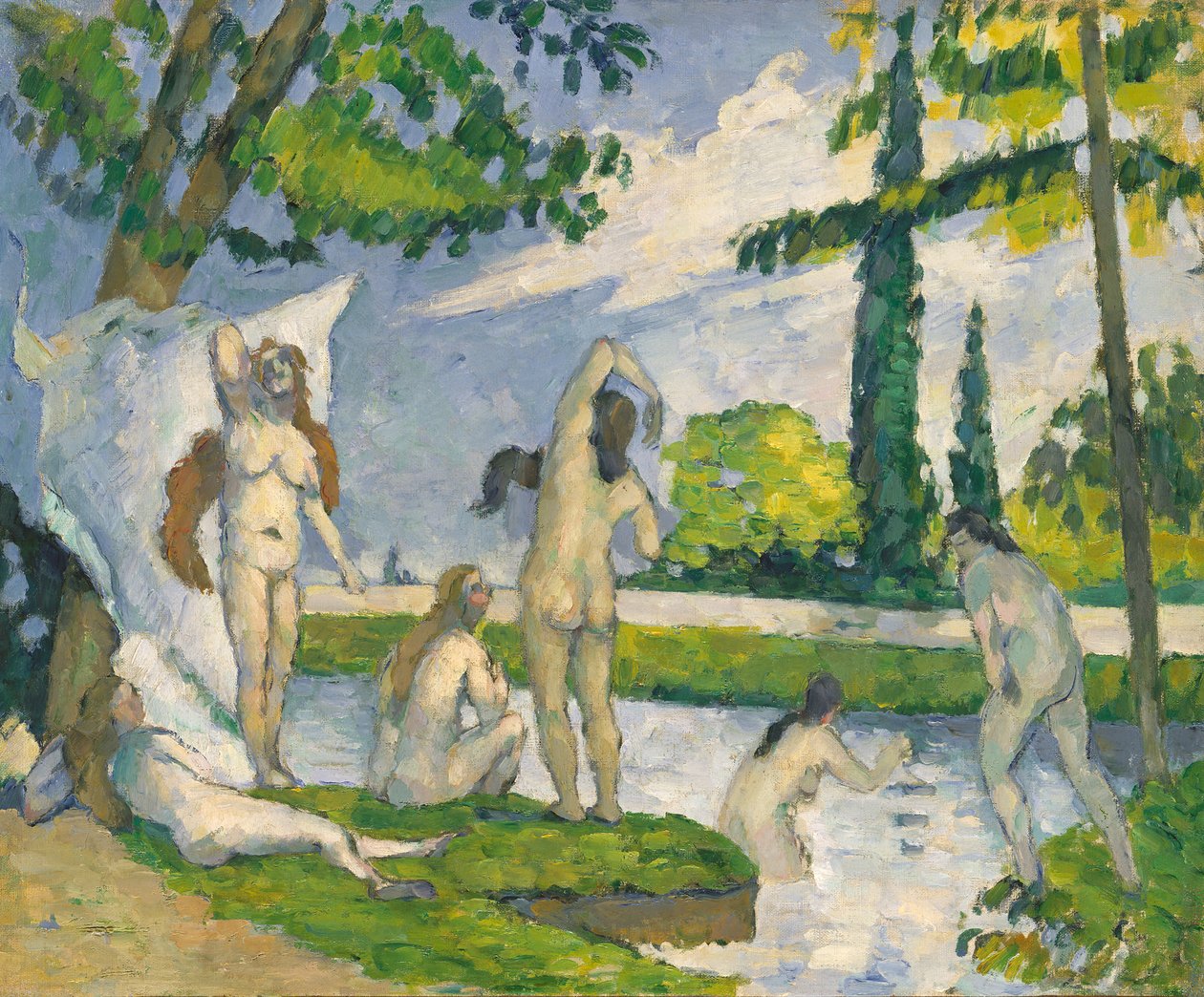 Bathers, 1874-75 by Paul Cézanne