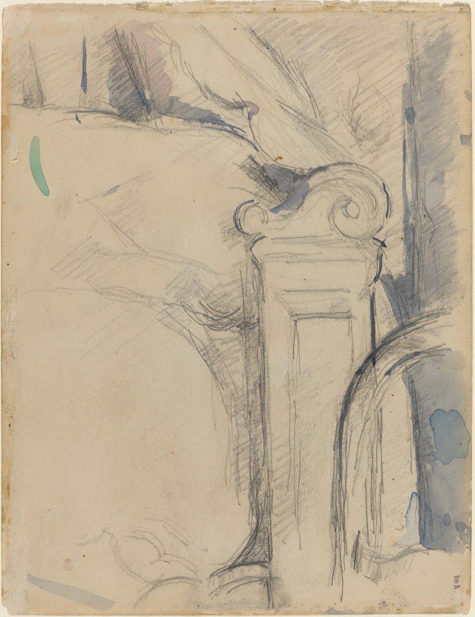 Bedpost by Paul Cézanne
