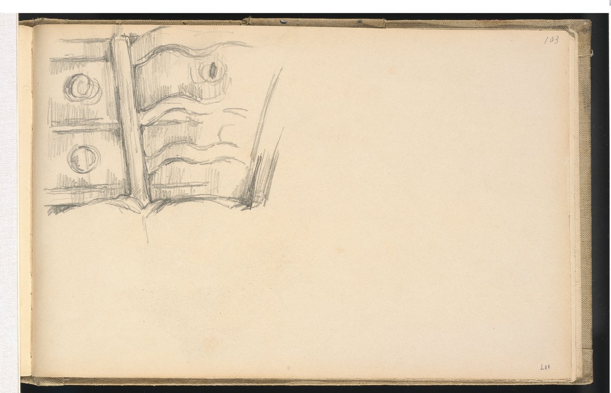 Chair and Dresser by Paul Cézanne
