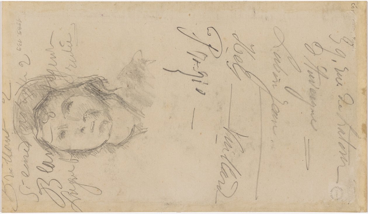 Cézanne - After Louis Le Nain Woman with a Bonnet, 1884–87 by Paul Cézanne