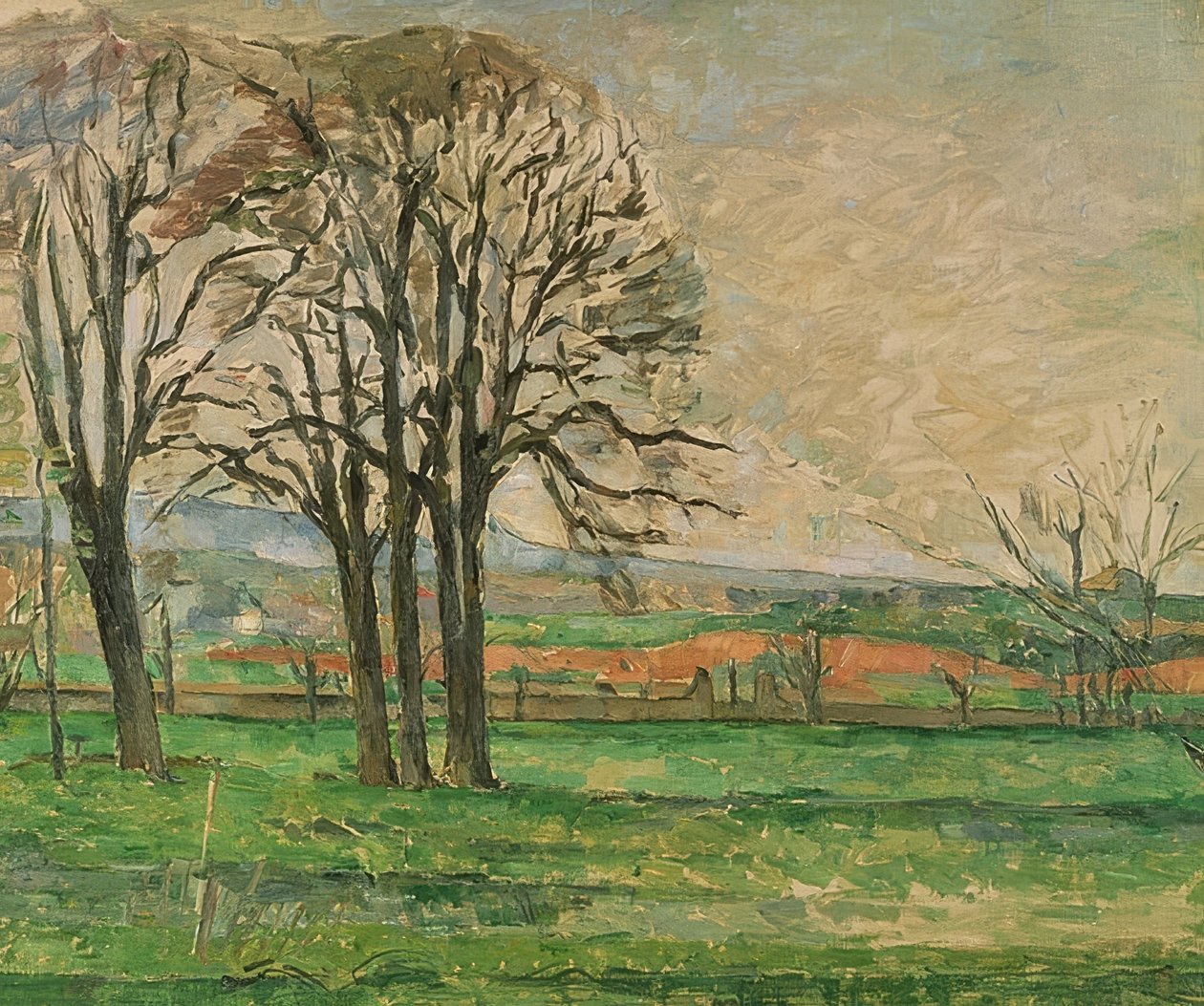 The Bare Trees at Jas de Bouffan by Paul Cézanne